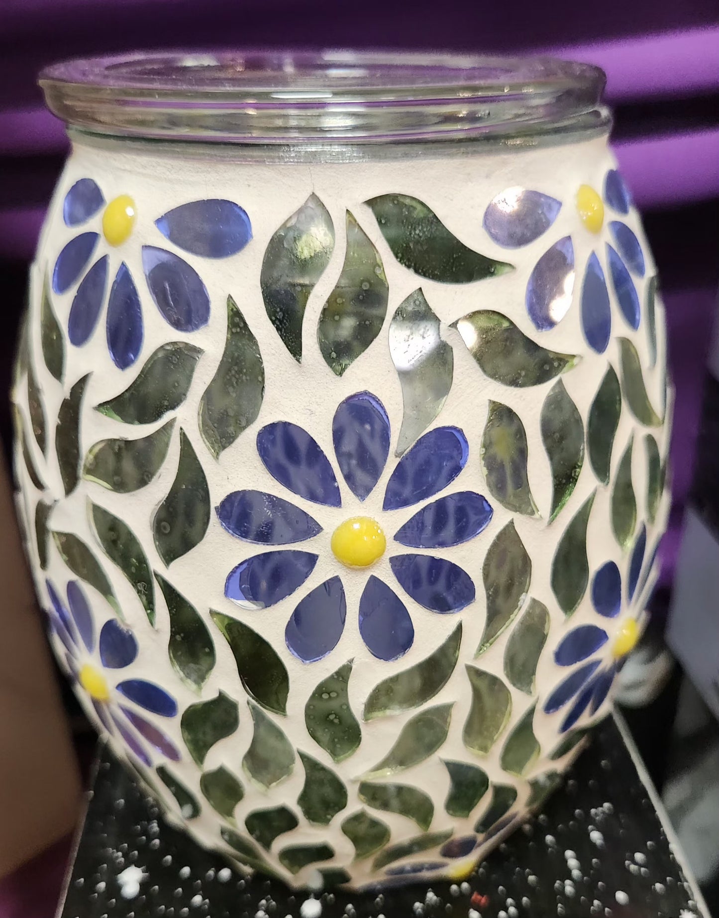 Stained glass flowers