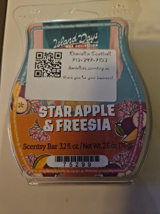 Star apple and freesia