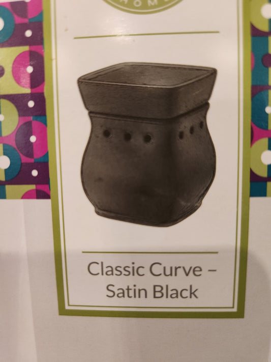 Classic curve satin, black.